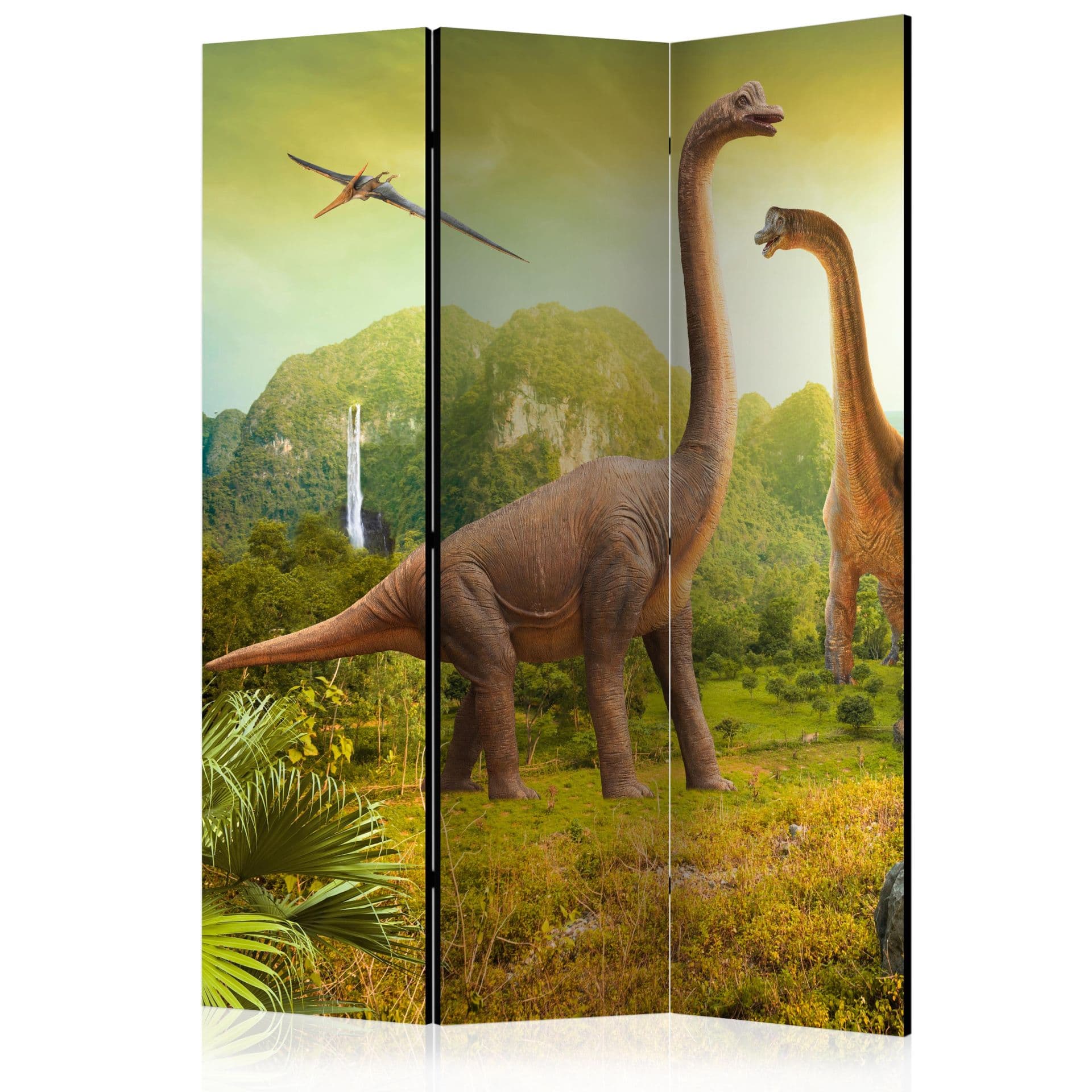 Divisorio per sala - Nel regno dei dinosauri, 3 pezzi