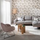 behang SCHÖNER-WOHNEN vliesbehang, bloembehang wit, beige