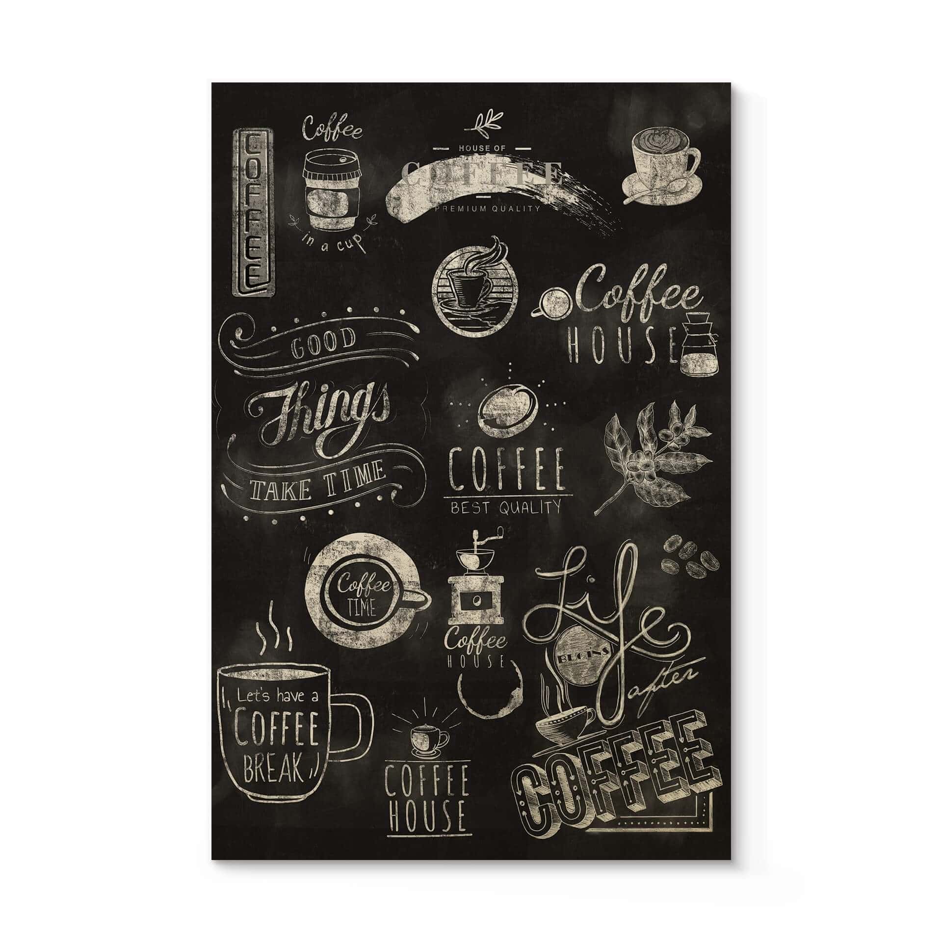 Stampa su legno World of Coffee