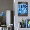 Glasbild Mielu - Home