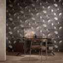 Carta da parati in tessuto non tessuto MOSAIQUE Elle Decoration 4, grigio scuro