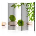 Schermo divisorio - Verde relax, 3 pezzi