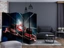Schermo divisorio - Velocità e dinamica della Formula 1 , 5 pezzi - 225x172 cm
