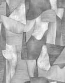 Fotomurale Collage geometrico astratto in grigio con texture 2,7 x 2,12 m