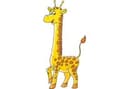 Adesivo per finestra - Giraffa 1