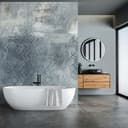 Fotomurale moderno dall'aspetto concreto in grigio