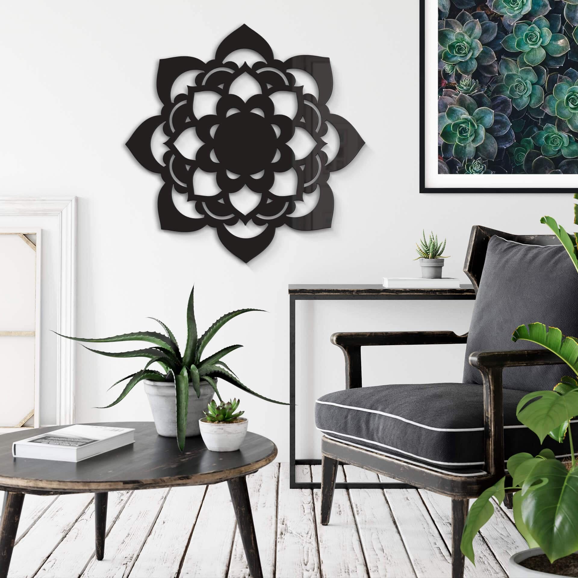 Decoro in acrilico - Mandala Lotus