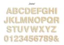 Lettere di legno 20 cm