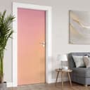 Pellicola per porte con gelato al lampone Ombre - decorazione autoadesiva per porte