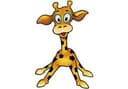 Adesivo per finestra - Giraffa 2