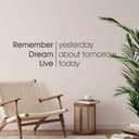 Adesivo murale - Remember Dream Live