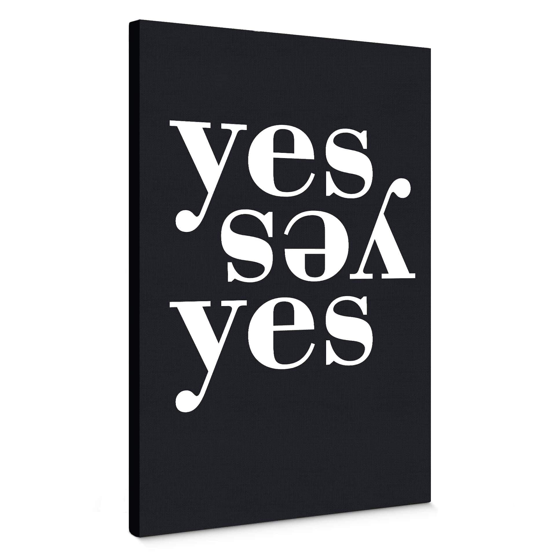 Stampa su tela - Yes Yes Yes 
