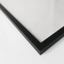 Cornice in MDF quadrata - Nero