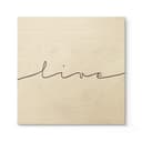 Stampa su legno - Live