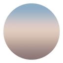 Adesivo tondo - Ombre alba