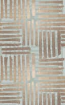 Fotomurale Grafica a righe in beige e verde salvia 3,4 x 2,12 m