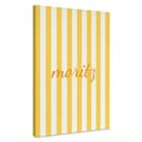 Stampe su tela personalizzabili a strisce gialle
