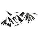 Adesivo murale - Montagne