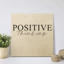 Stampa su legno - Positive Thinking
