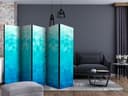 Divisorio per sala - Pixel blu azzurro, 3 pezzi