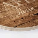 Stampa su legno Café Paris - tondo