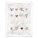 Poster effetto ramato – Cuori