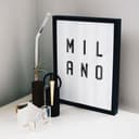 Poster tipografia - Milano 