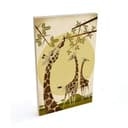 Stampa su legno Braun - Giraffe