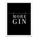 Poster Drink more Gin