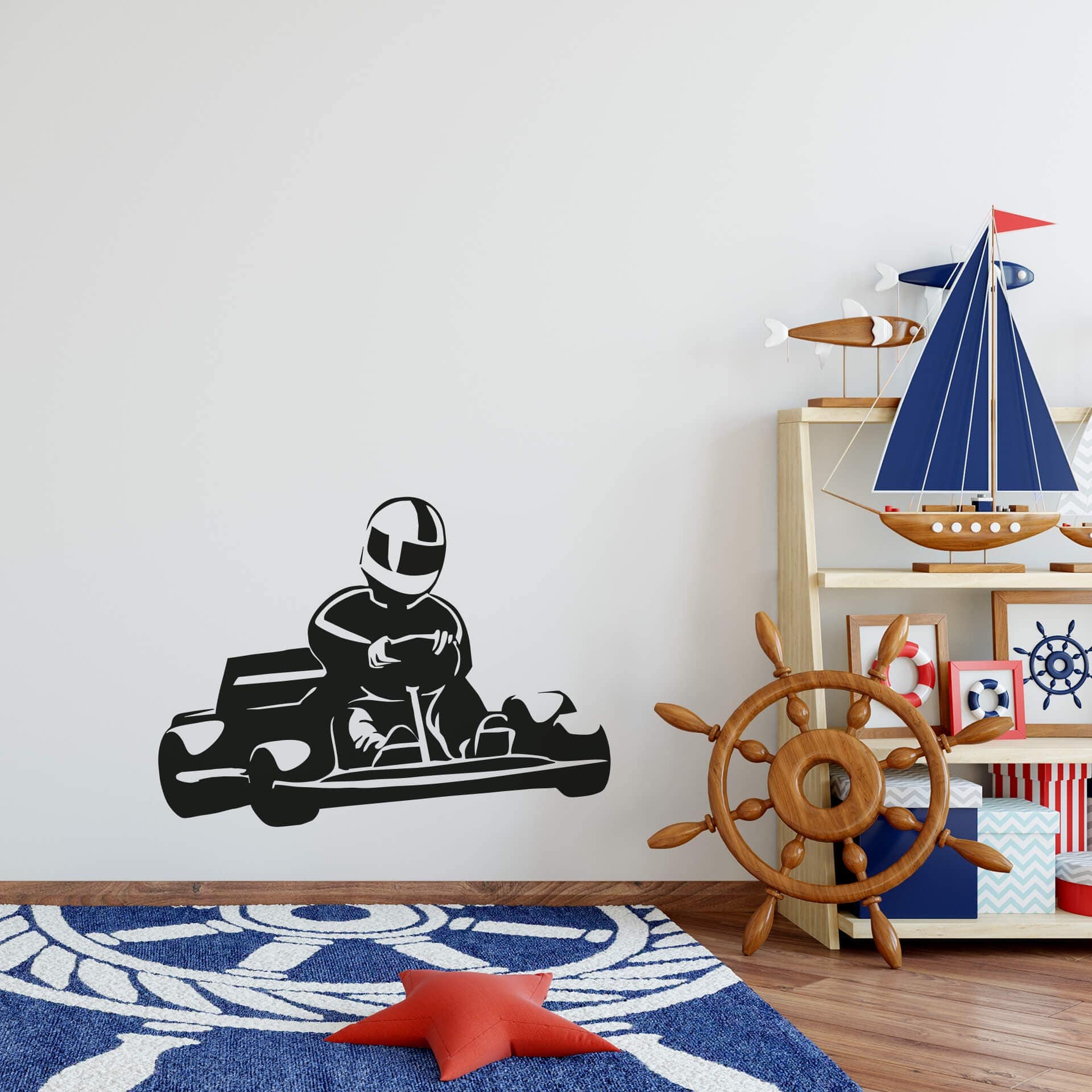 Adesivo murale - Go-kart