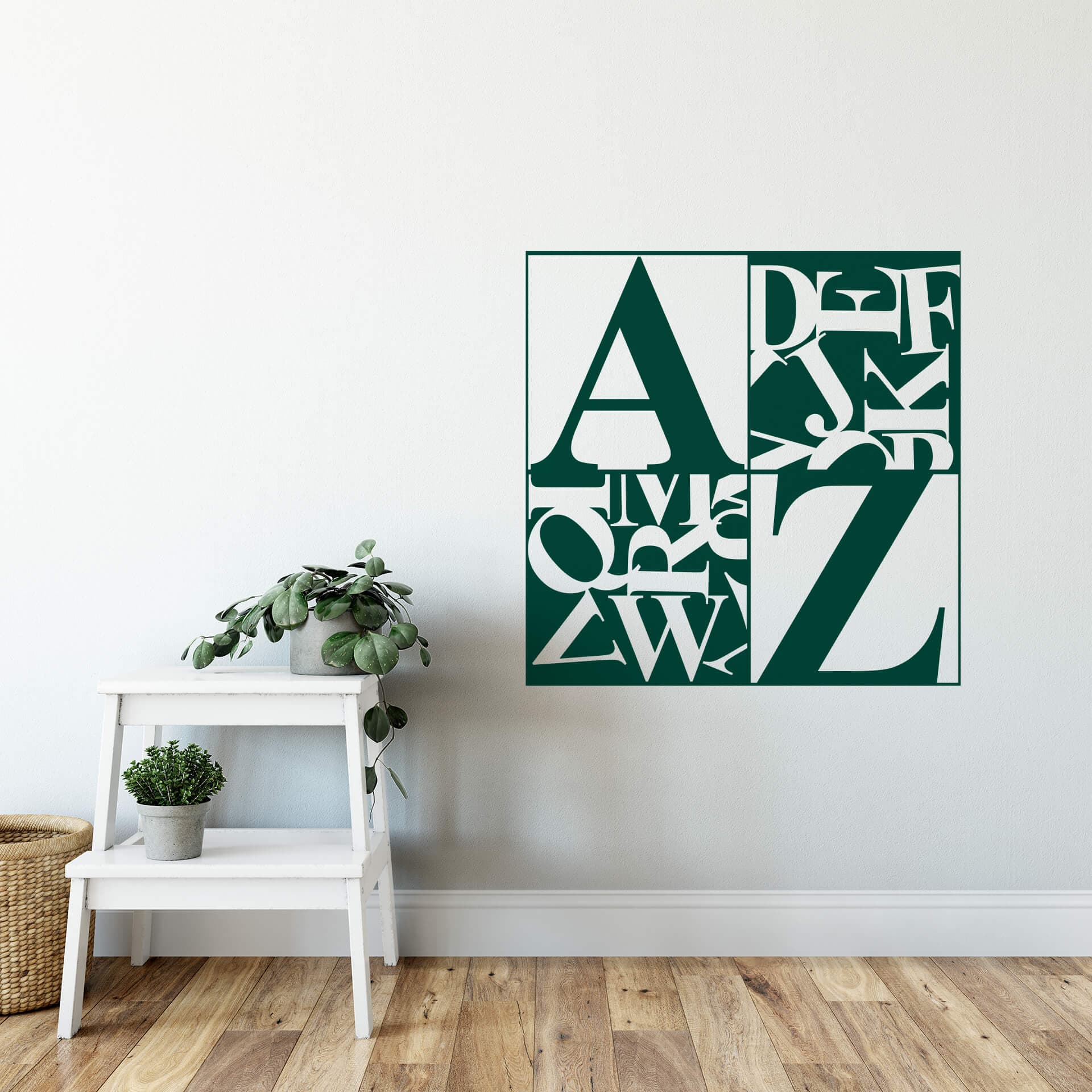 Adesivo murale - Dalla A alla Z