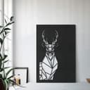 Decoro in MDF Cervo origami