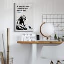 Stampa su tela Banksy - If you get tired