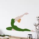 Adesivo murale - Yoga Colomba