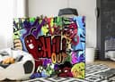 Divisorio - Graffiti - Peperoncino da, 5 pezzi - 225x172 cm