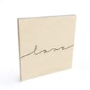 Stampa su legno - Love