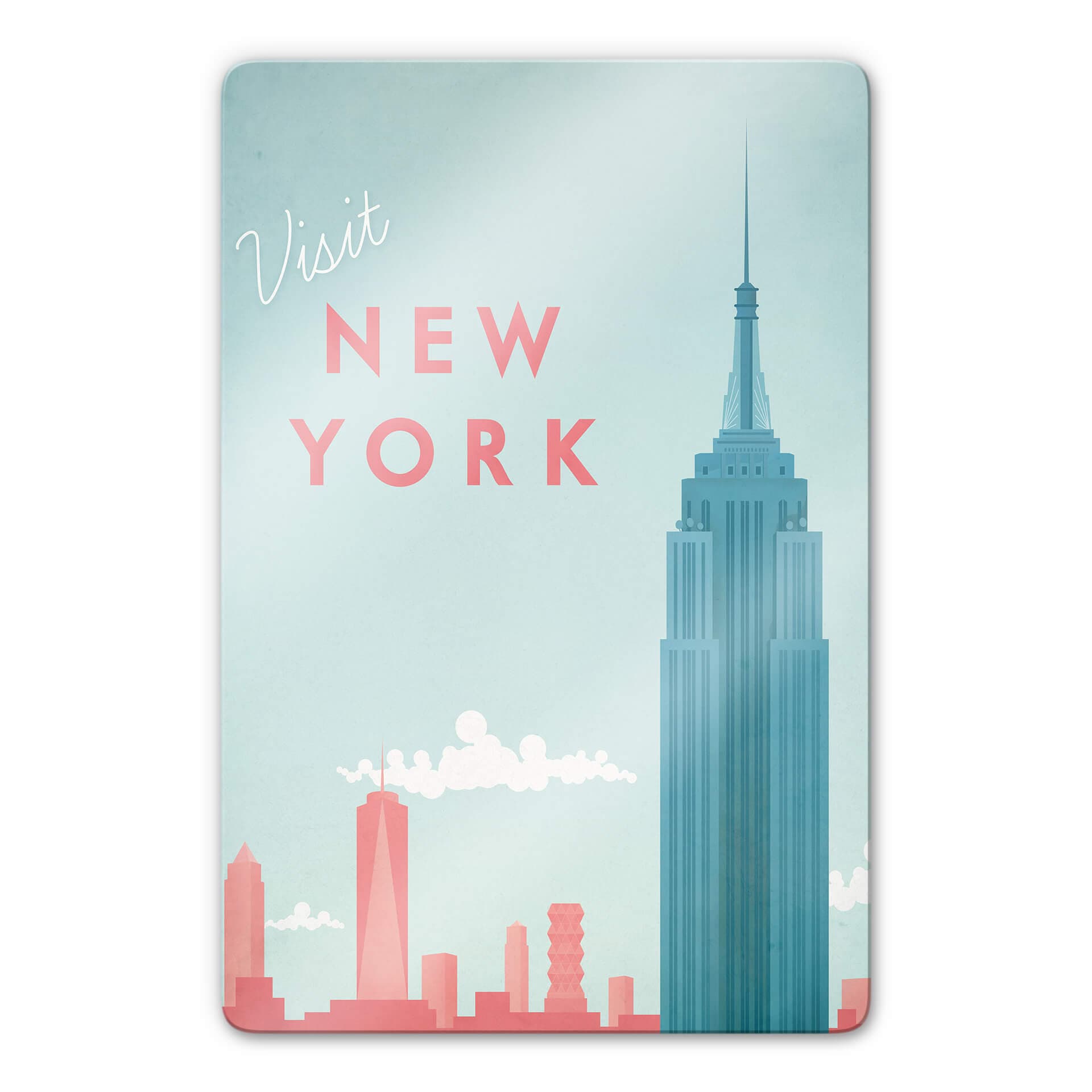 Glasbild Rivers - New York