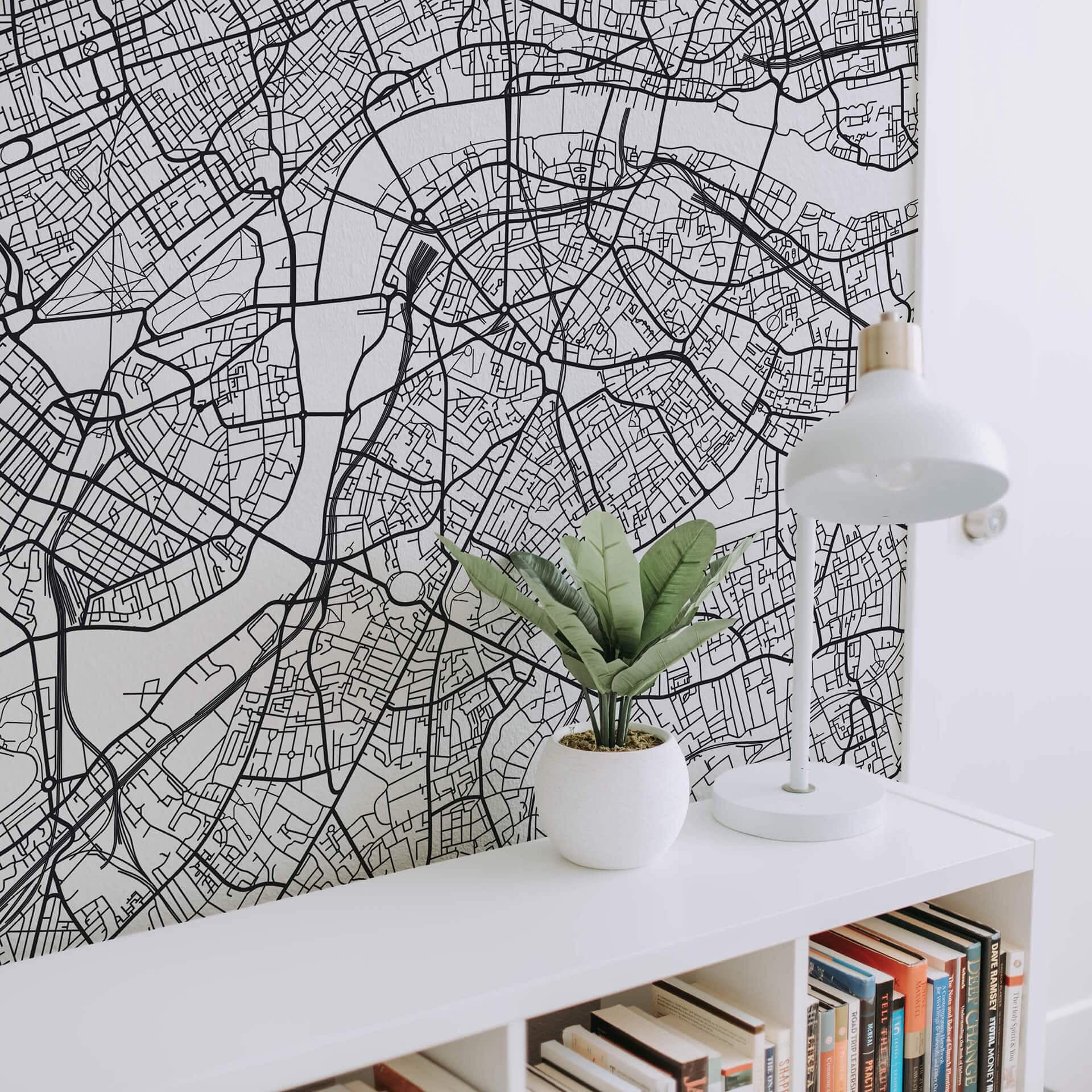 Fotomurale Mappa della città di Londra