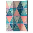Divisorio per sala - Triangoli orientali, 3 pezzi