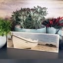Targa in legno - Spiaggia