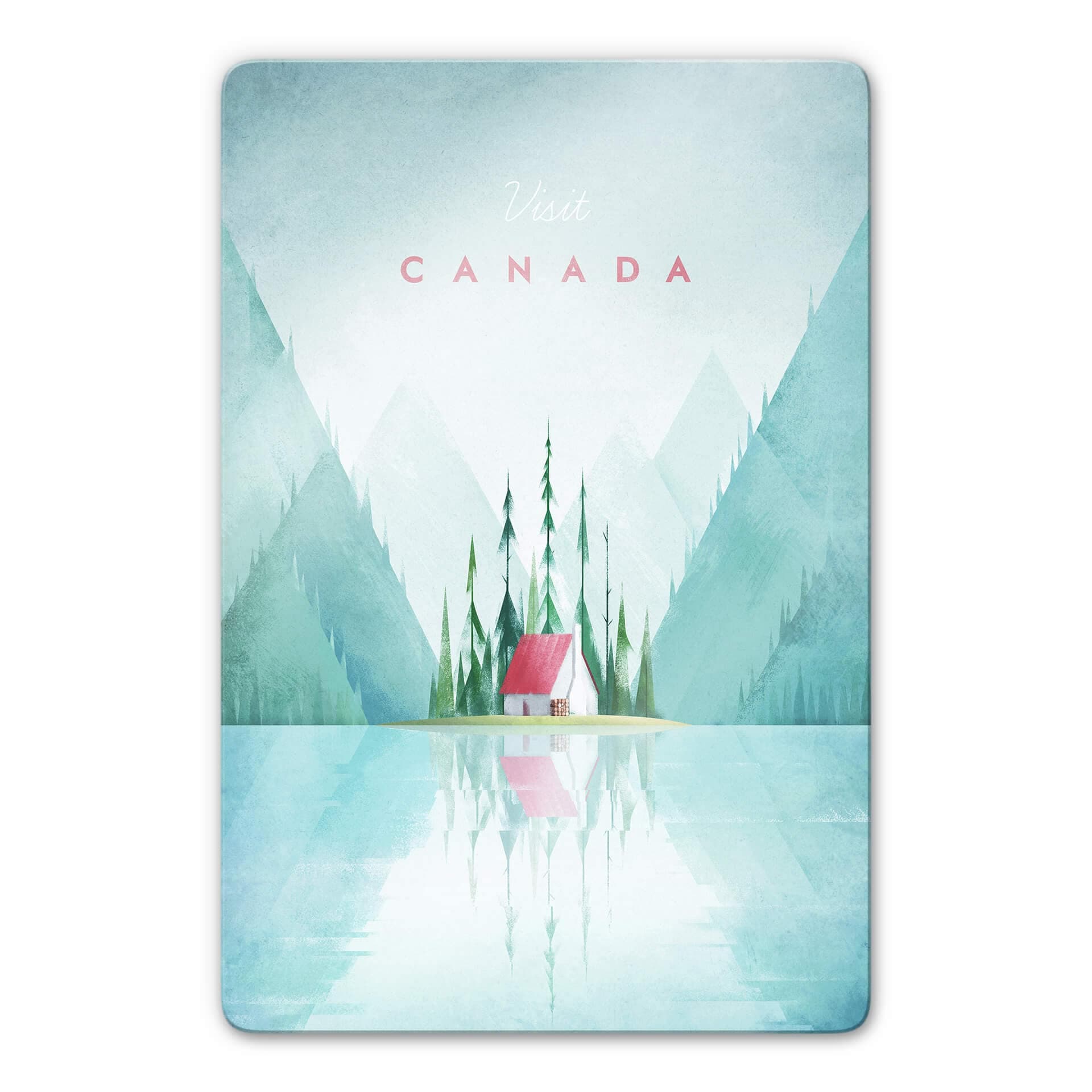 Stampa su vetro Rivers - Canada