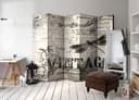 Paravento - Corrispondenza in stile vintage, 3 pezzi