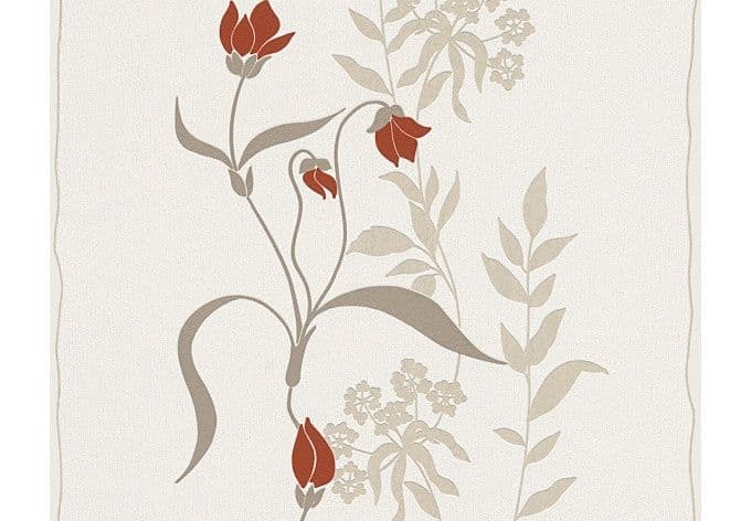 Livingwalls - carta da parati in TNT Avenzio 7 colore beige, marrone, rosso