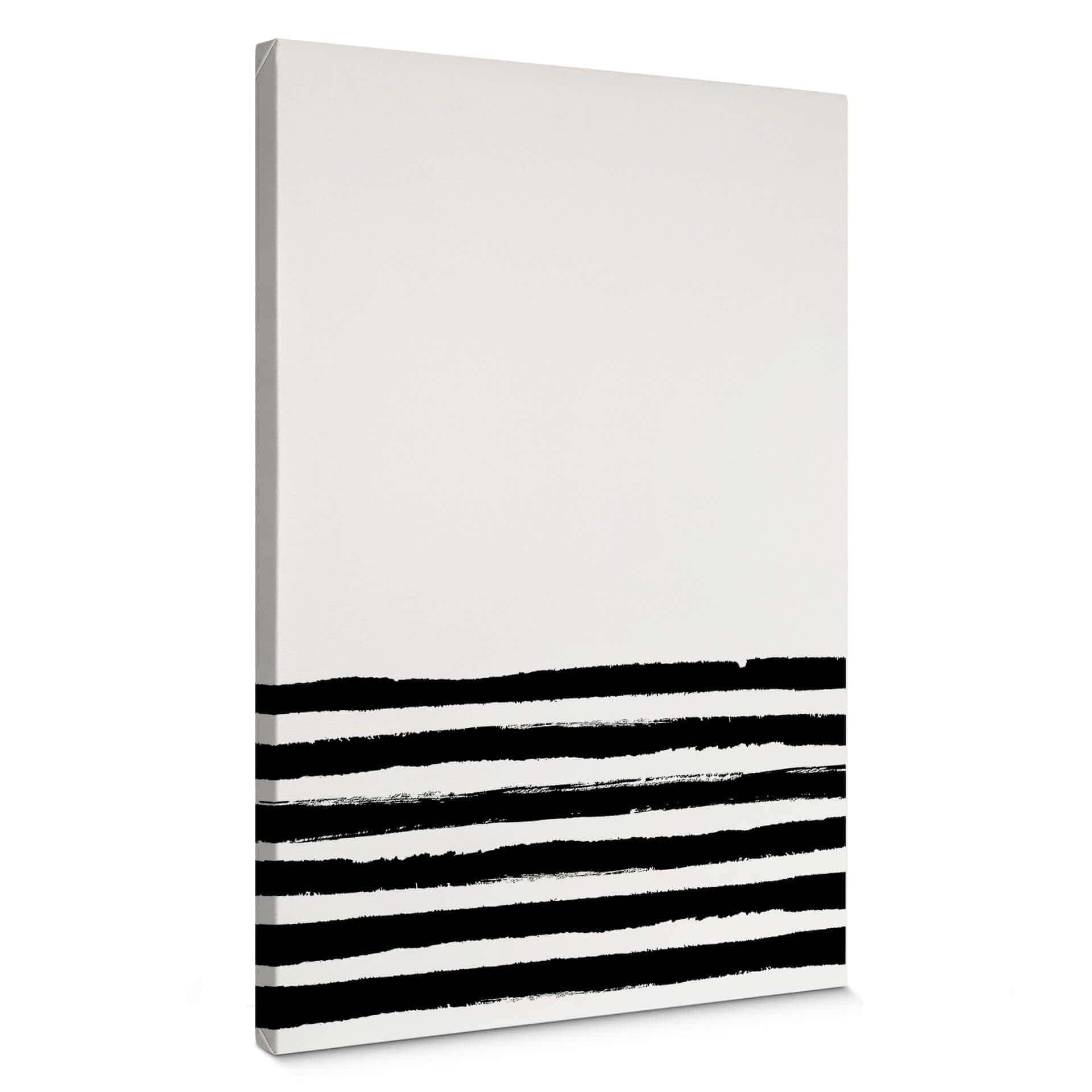 Stampa su tela Black lines