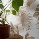 behang SCHÖNER-WOHNEN vliesbehang, bloembehang wit, beige