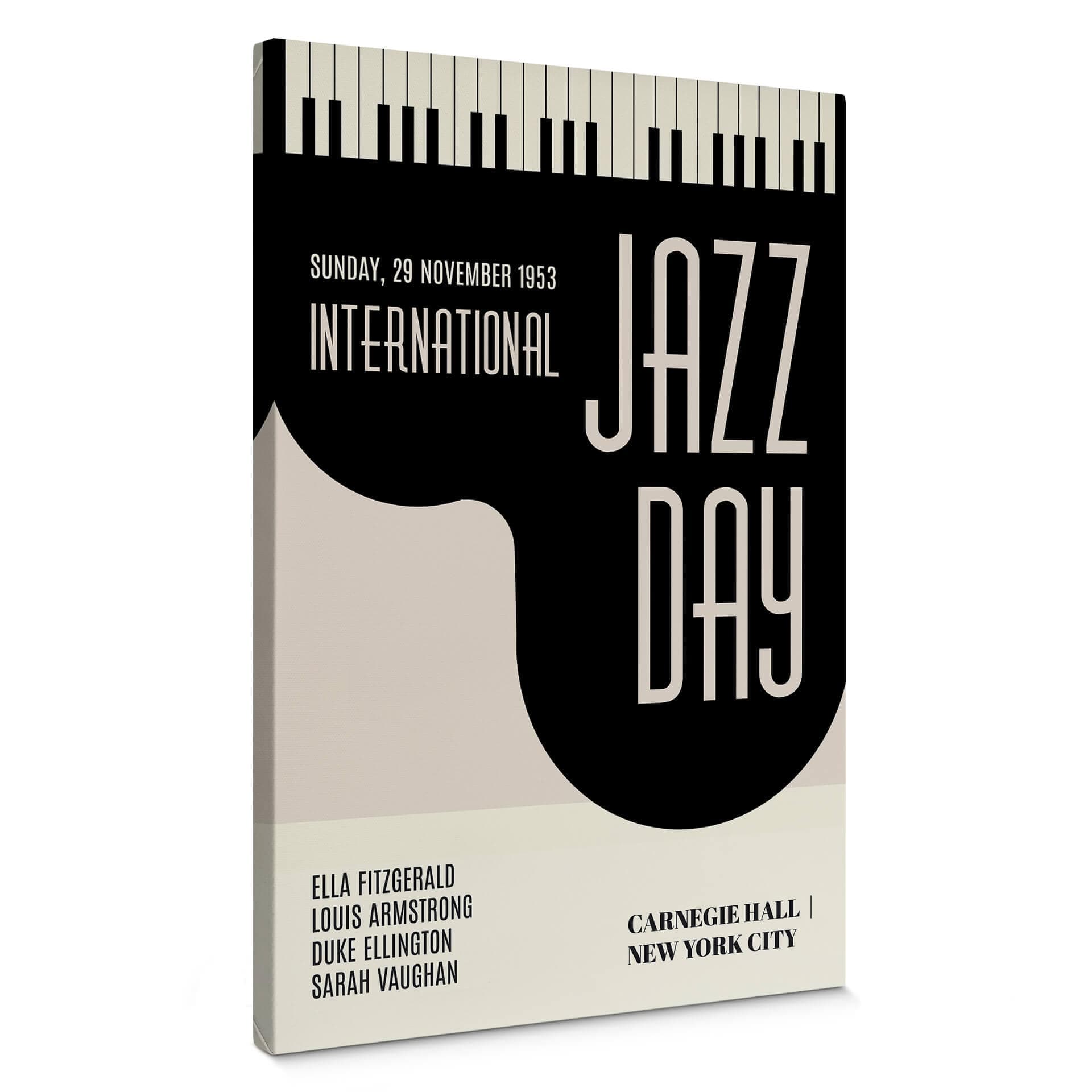 Stampa su tela Kubistika - Jazz Day