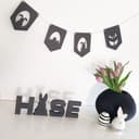 Decoro MDF + corda - Pasqua (4 pz.)