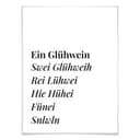 Poster Glühwein