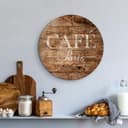 Alu-Dibond - Café Paris - tondo