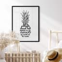 Poster Be a pineapple